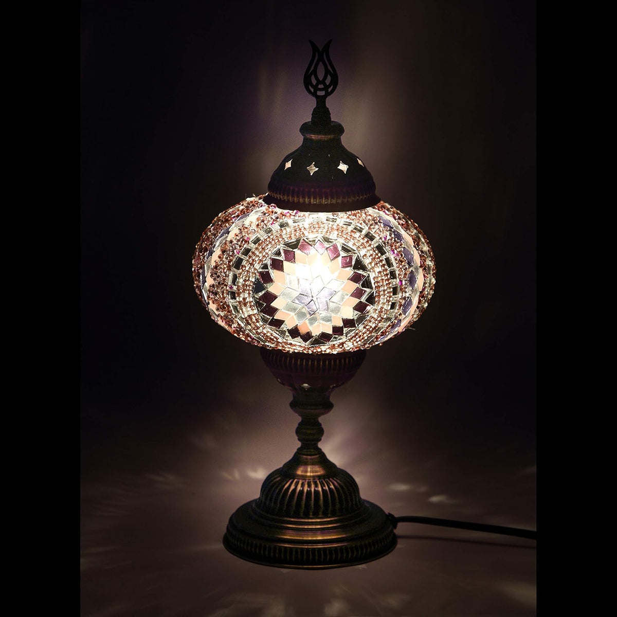 Handmade Turkish Mosaic 7 Globes Wall Light S602447