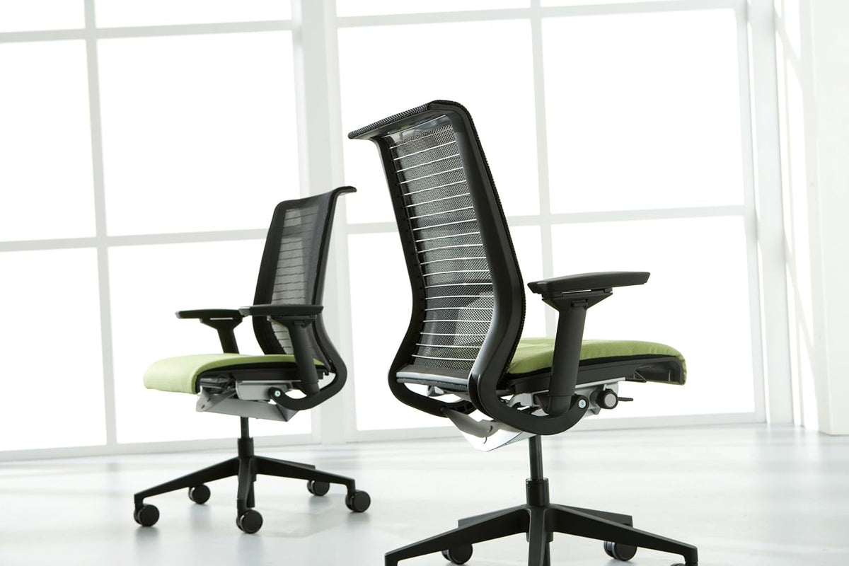 Black 3D Knit Back Chair R1246