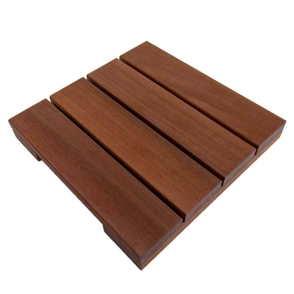 Solid Hardwood Deck Tile 1 ft. x 1 ft. O730