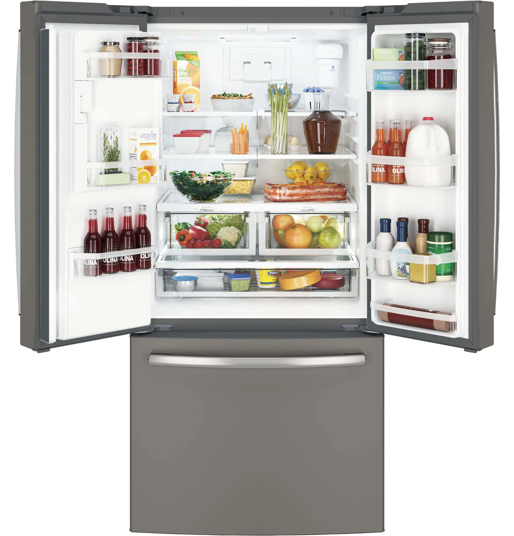 Slate 33" Counter Depth French Door Refrigerator with 17.5 cu. ft. Capacity T9382