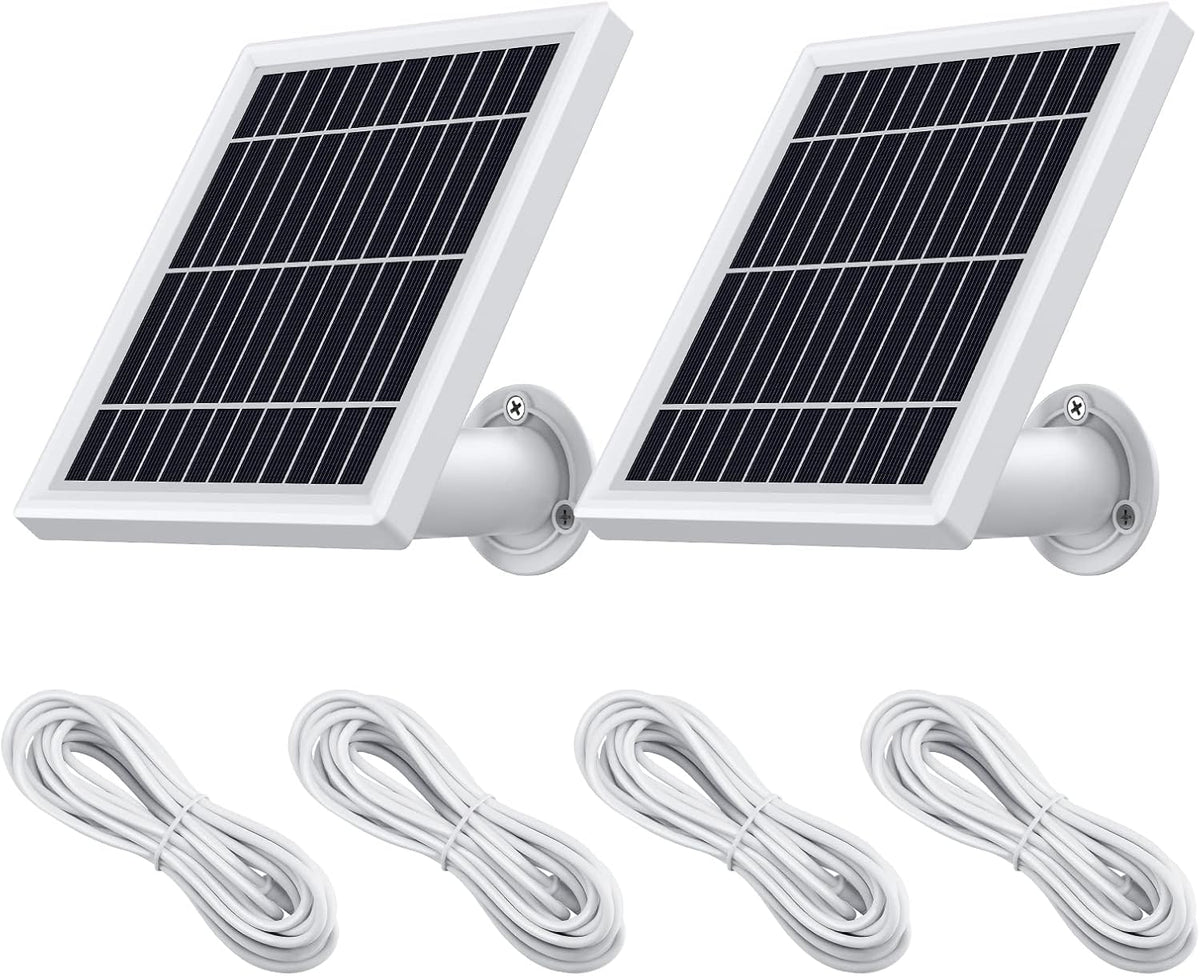 Square White Solar Panel 4 Pieces F946469