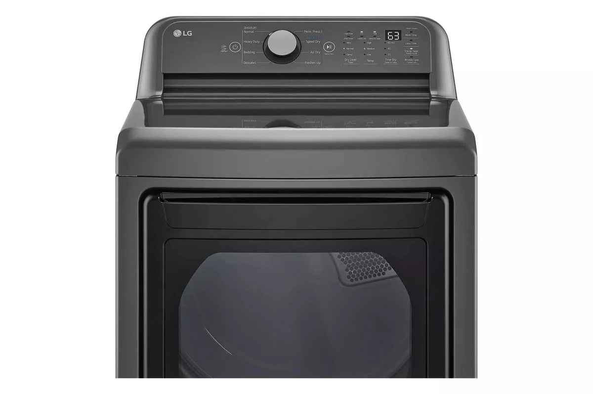 Front Load Gas Dryer Black S181