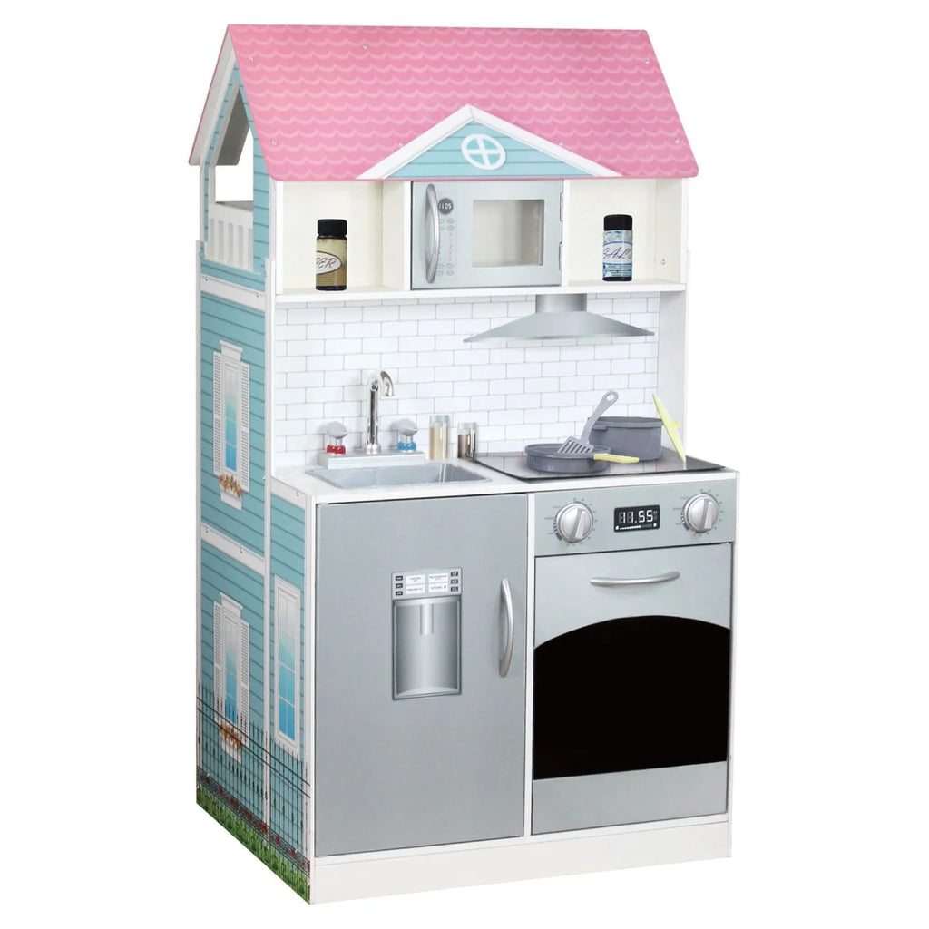 2 in 1 Doll House & Play Kitchen Q946656