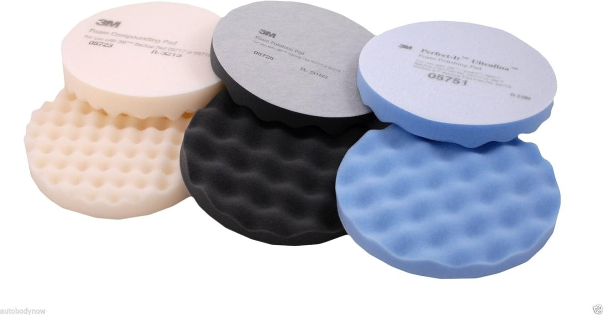 3M Buffing Pads 2 Each Hookit Polish Compound H37516