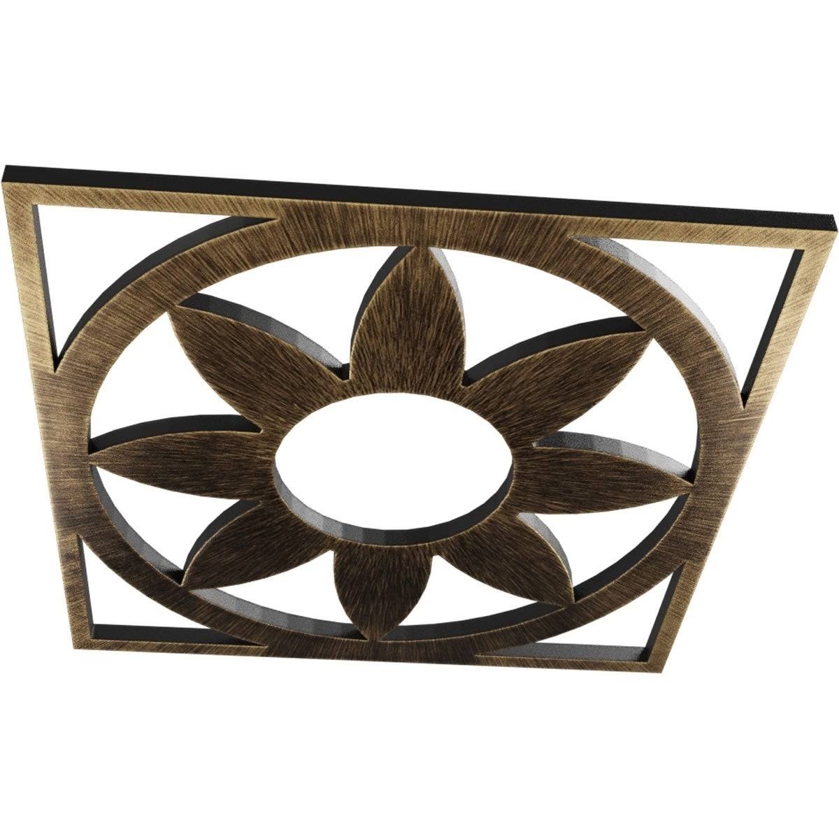 Gold PVC Pierced Ceiling Medallion A486064