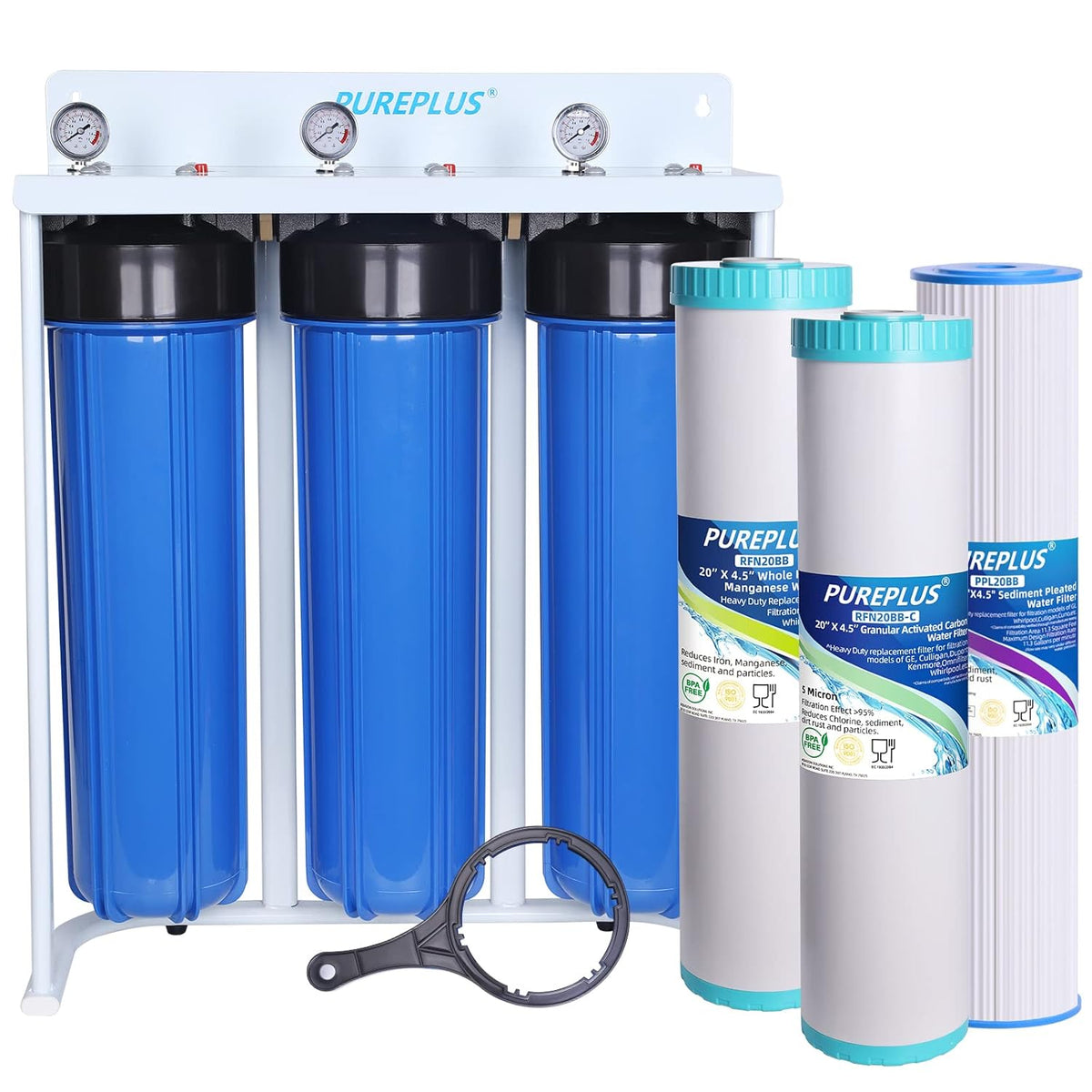 3 Stage Whole House Water Filtration System L501