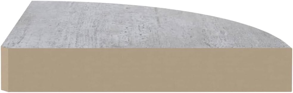 4 pcs MDF Corner Wall Shelves 13.8" x 13.8" x 1.5" Y485617