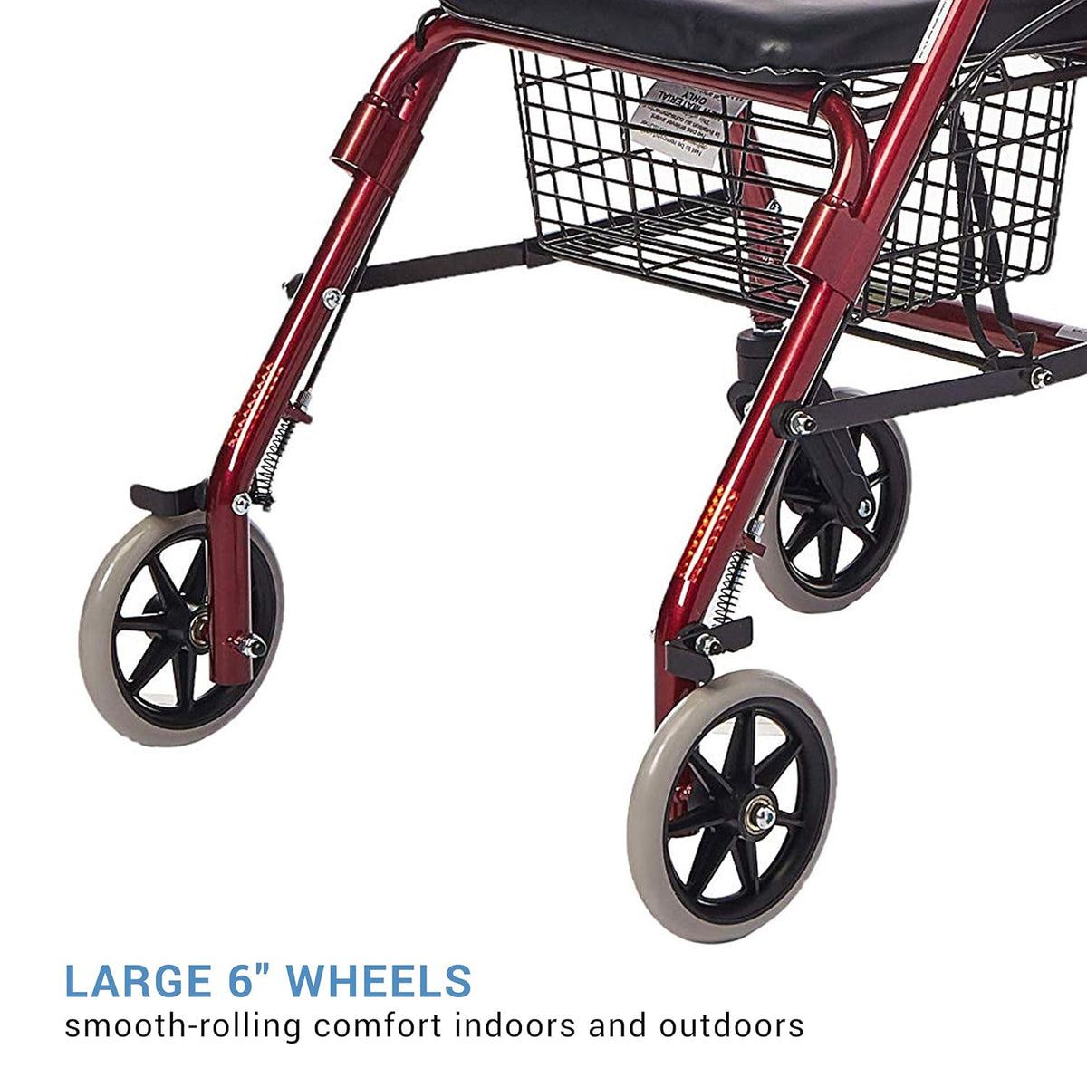 Small & Narrow Rollator Walker with Seat J3521