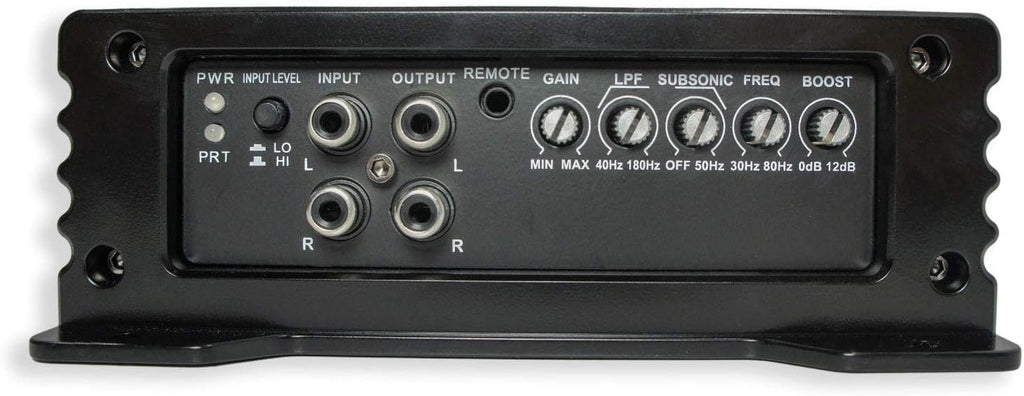 Single 12 Car Stereo Subwoofer Bundle with Sealed Sub Box Enclosure, Amplifier & Amp Kit P74574