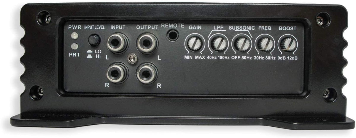 Single 12 Car Stereo Subwoofer Bundle with Sealed Sub Box Enclosure, Amplifier & Amp Kit P74574