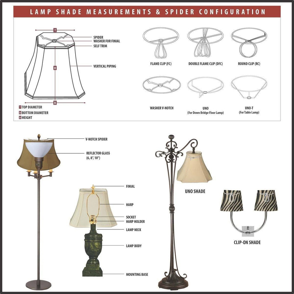 Scalloped 5 Silk Bell Candelabra Shade Set of 6 C964