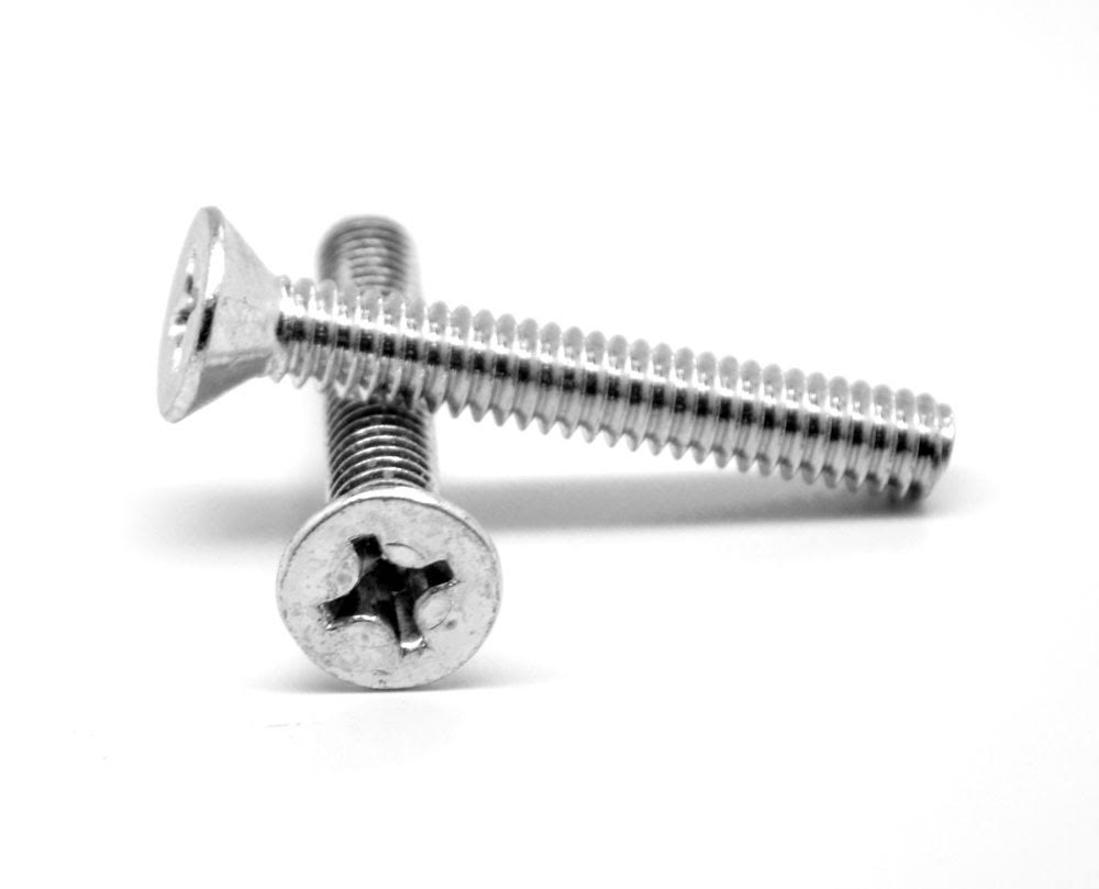 5/16-18 x 1 Coarse Thread Phillips Flat Head Machine Screw R789213