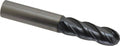 3/4x22 Diam 4 Flute Solid Carbide Ball End Mill W7584