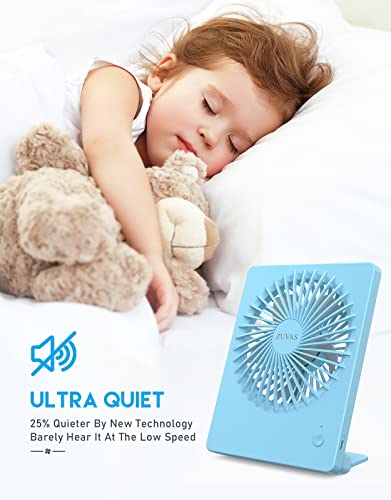 Black Rechargeable Portable Desk Fan L414