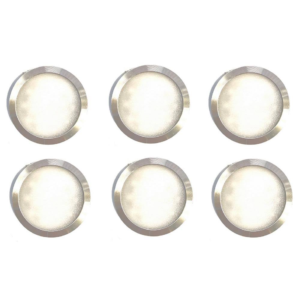 LED Under Cabinet Puck Light Kit 6-Pack C53951