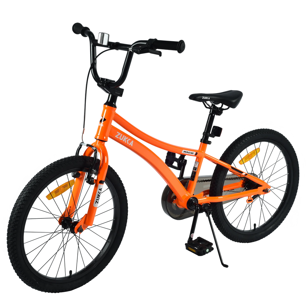 20 Inch Single Speed Boys Bike with Steel Frame Orange Q237