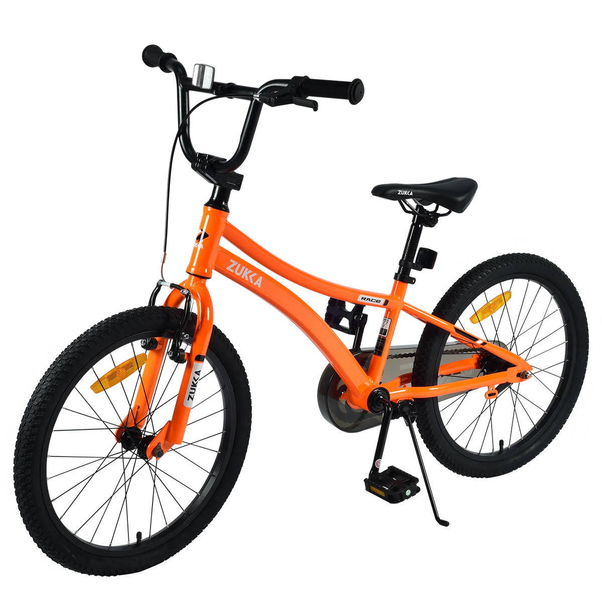 20 Inch Single Speed Boys Bike with Steel Frame Orange Q237