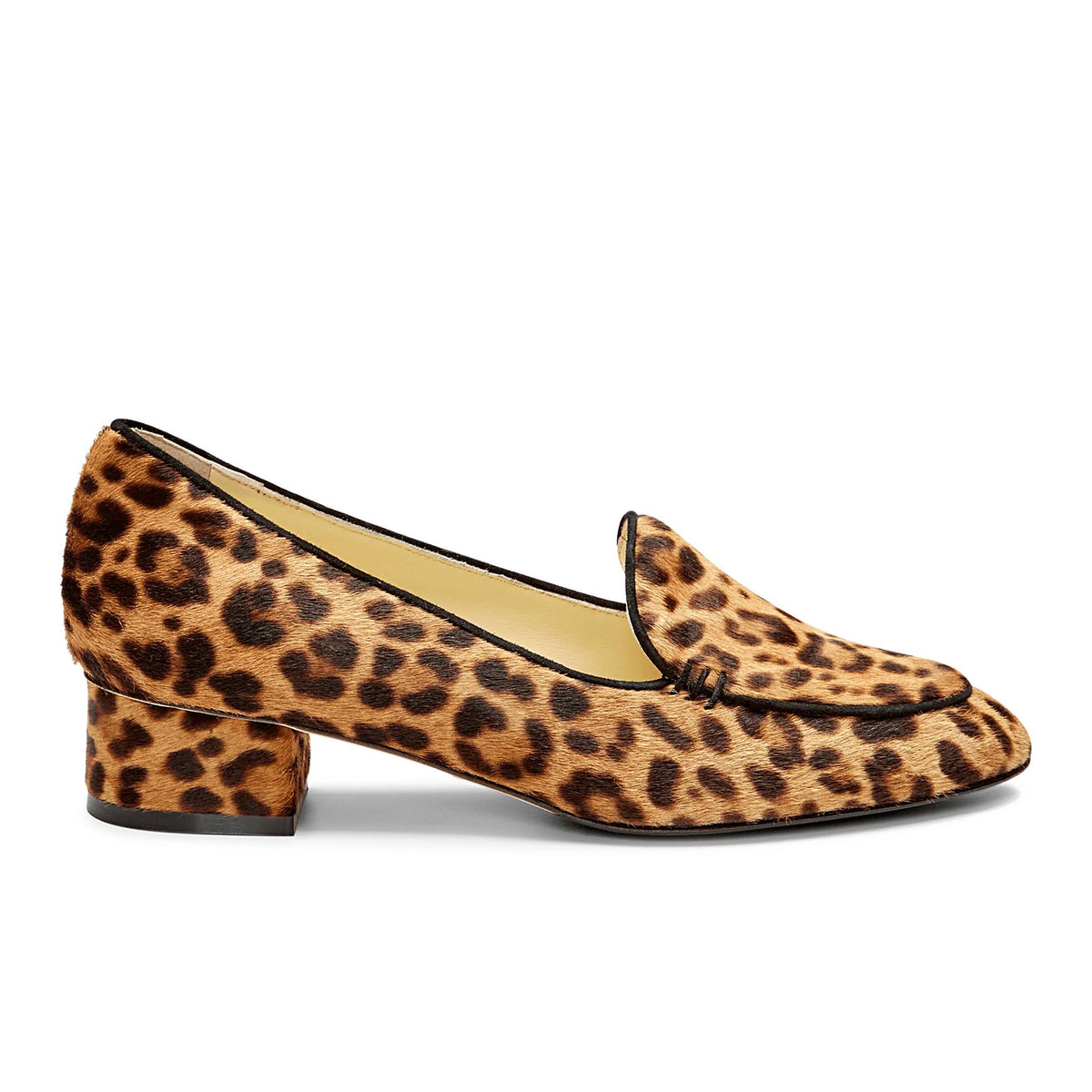 Chocolate Leopard Hair Calf Shoes D45052