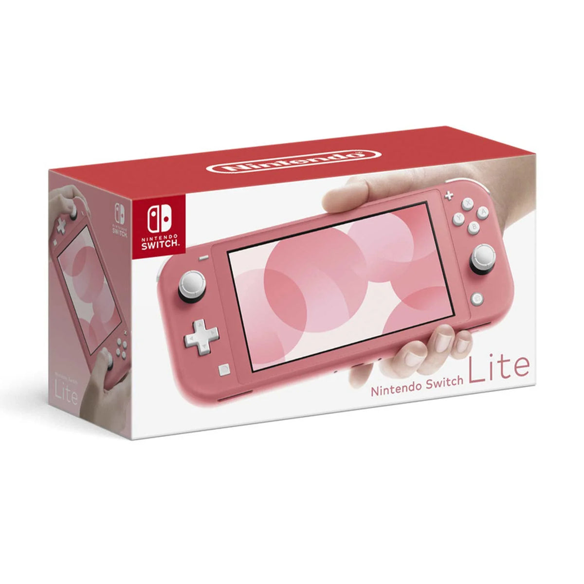 Coral Nintendo Switch Lite Console with Mario Kart 8 Deluxe, Protective Case, Screen Protector and Screen Cleaning Cloth Bundle Q25000