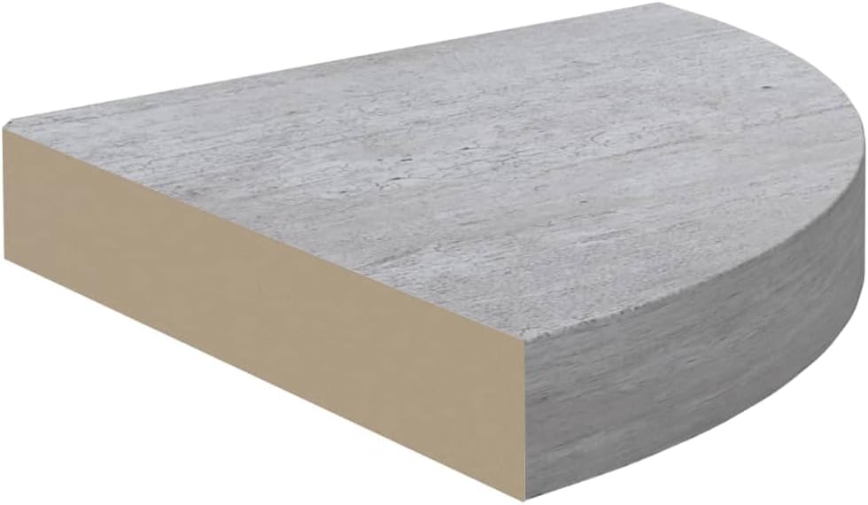 4 pcs MDF Corner Wall Shelves 13.8" x 13.8" x 1.5" Y485617