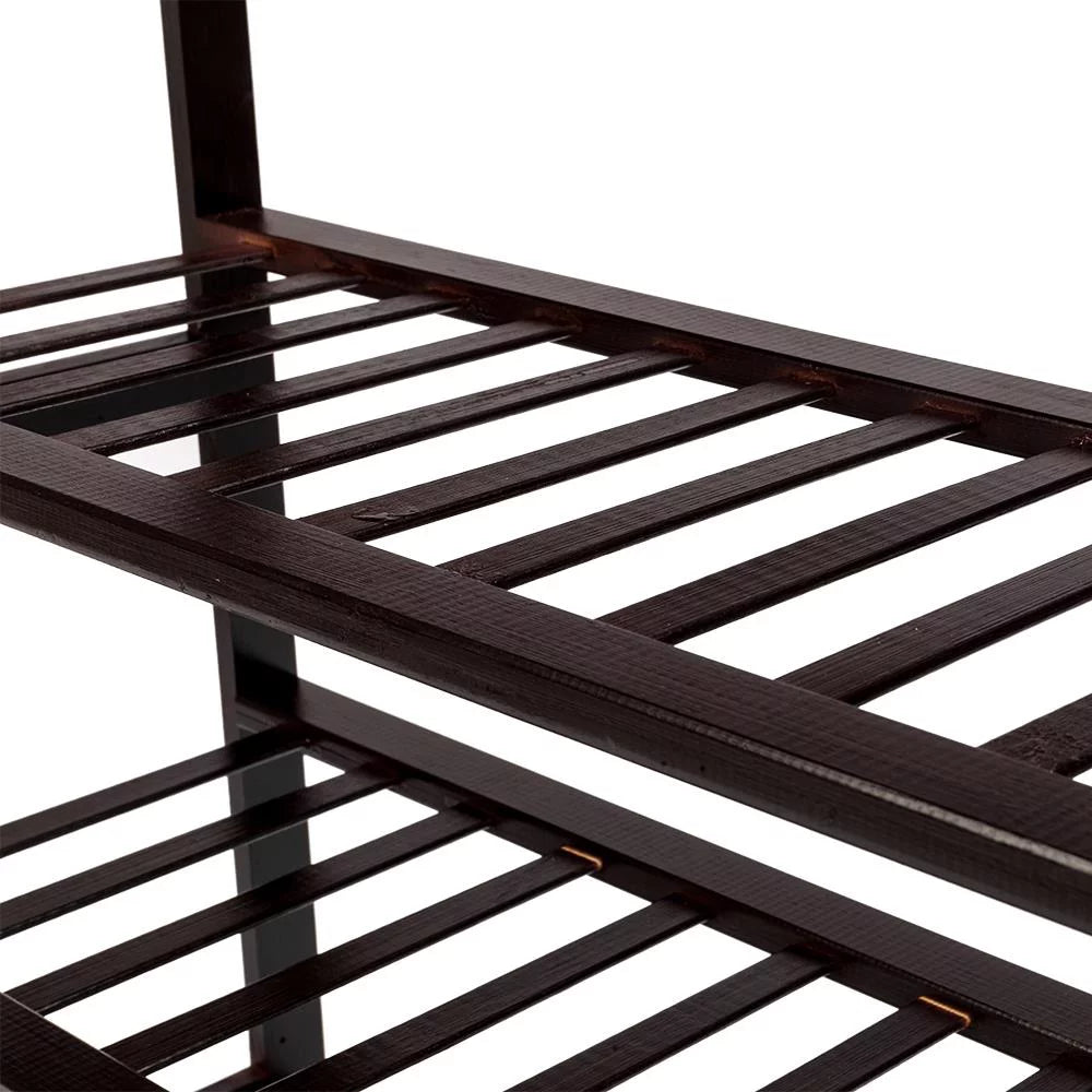 4-Tier Bamboo Coffee Shoe Rack M555881