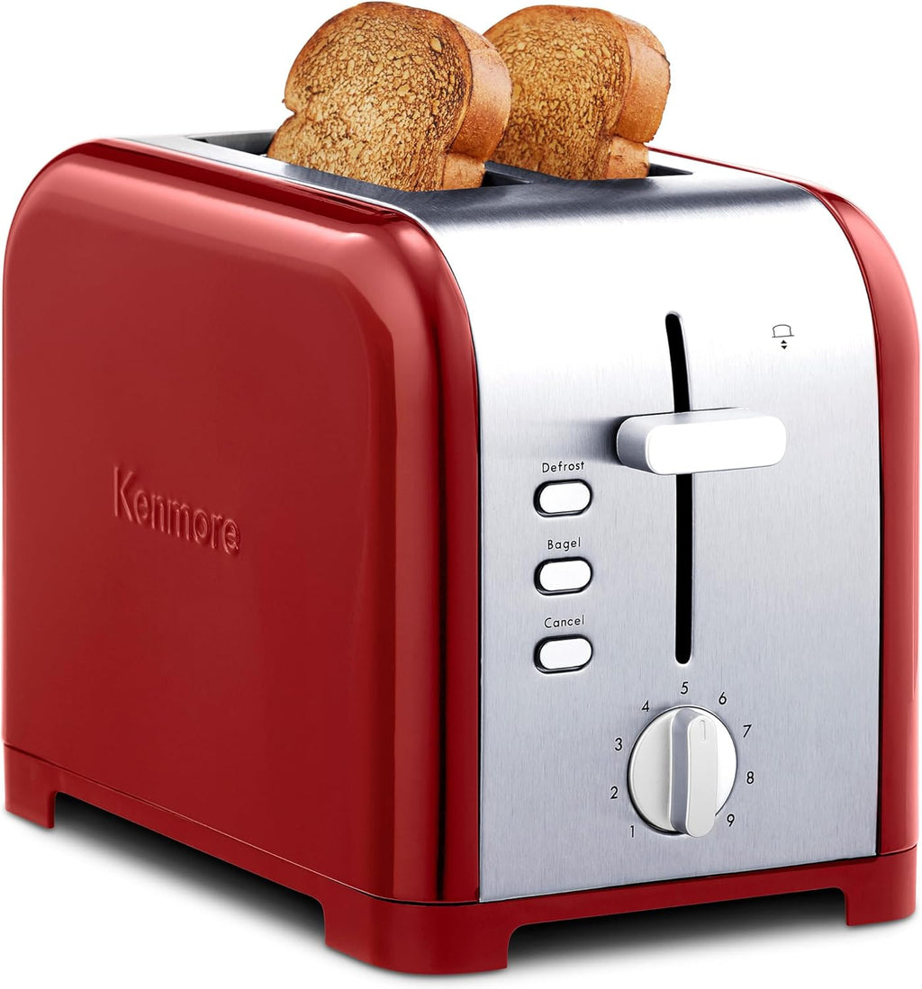 2 Slice Stainless Steel Toaster with Extra Wide Slots X687