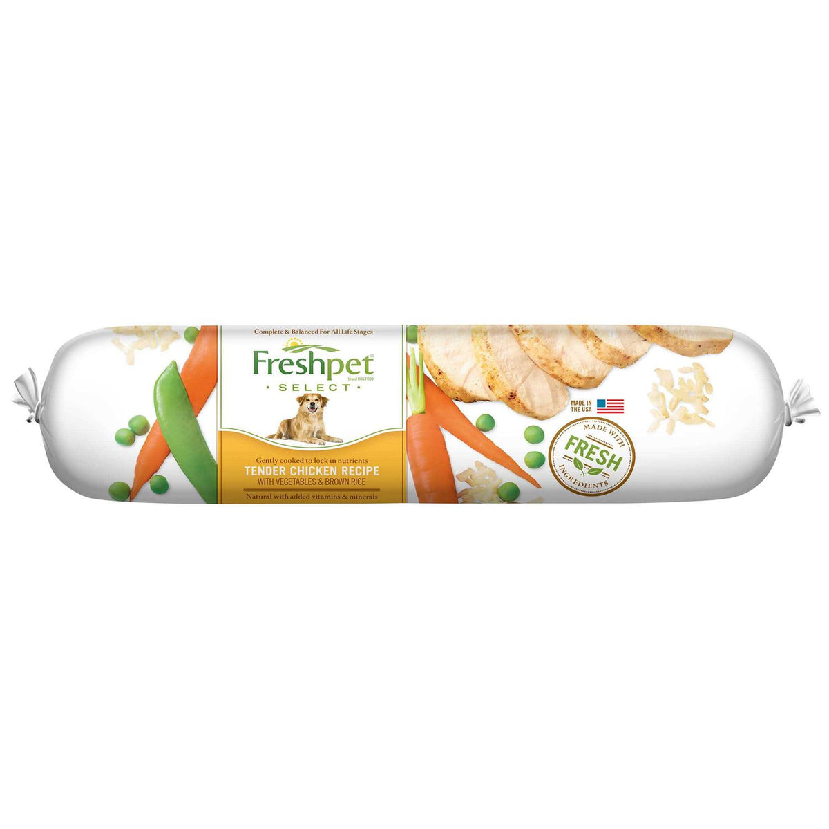 Tender Chicken Recipe Slice & Serve Roll Dog Food N26864