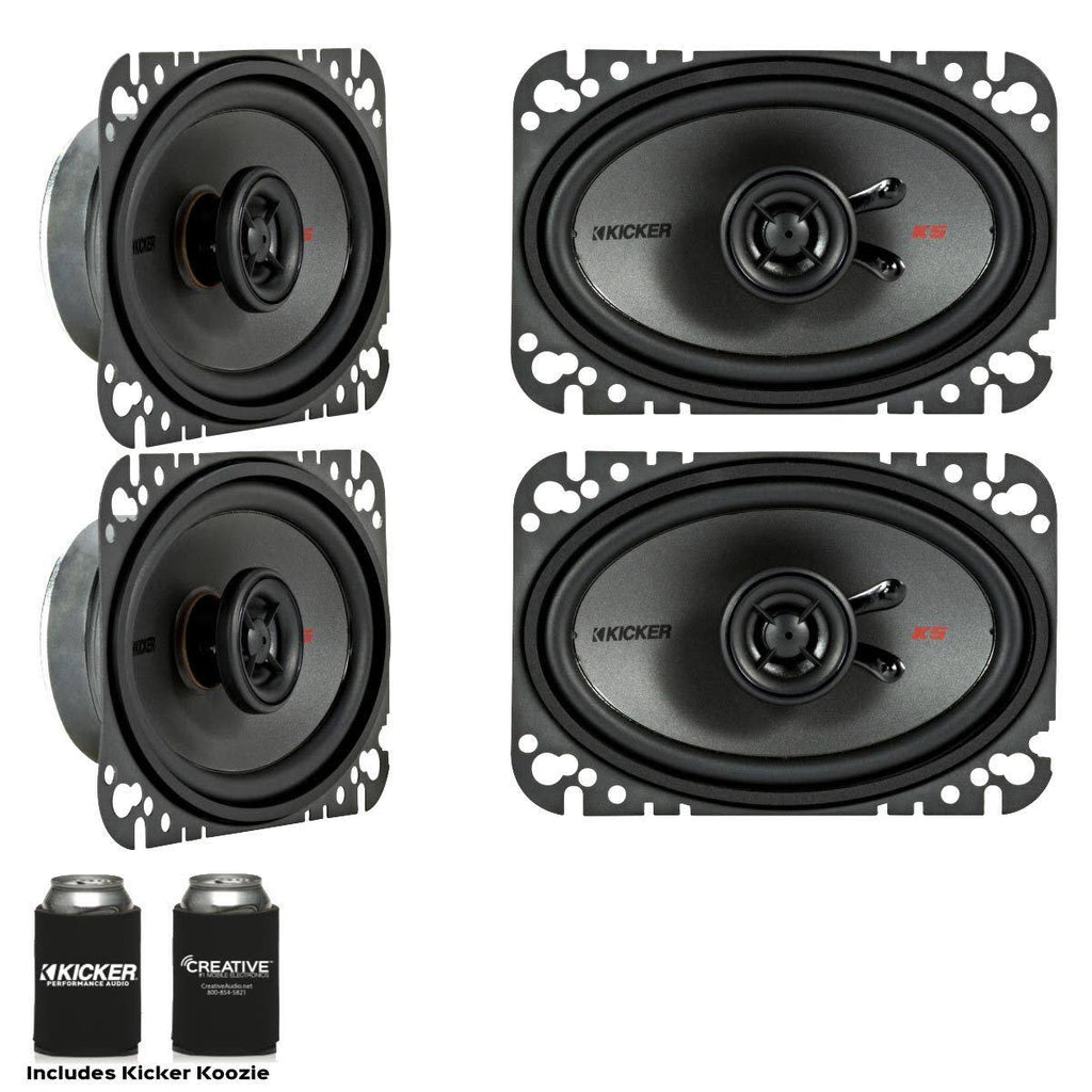 Two Pairs of 4x6 inch KS-Series Speakers Q7317