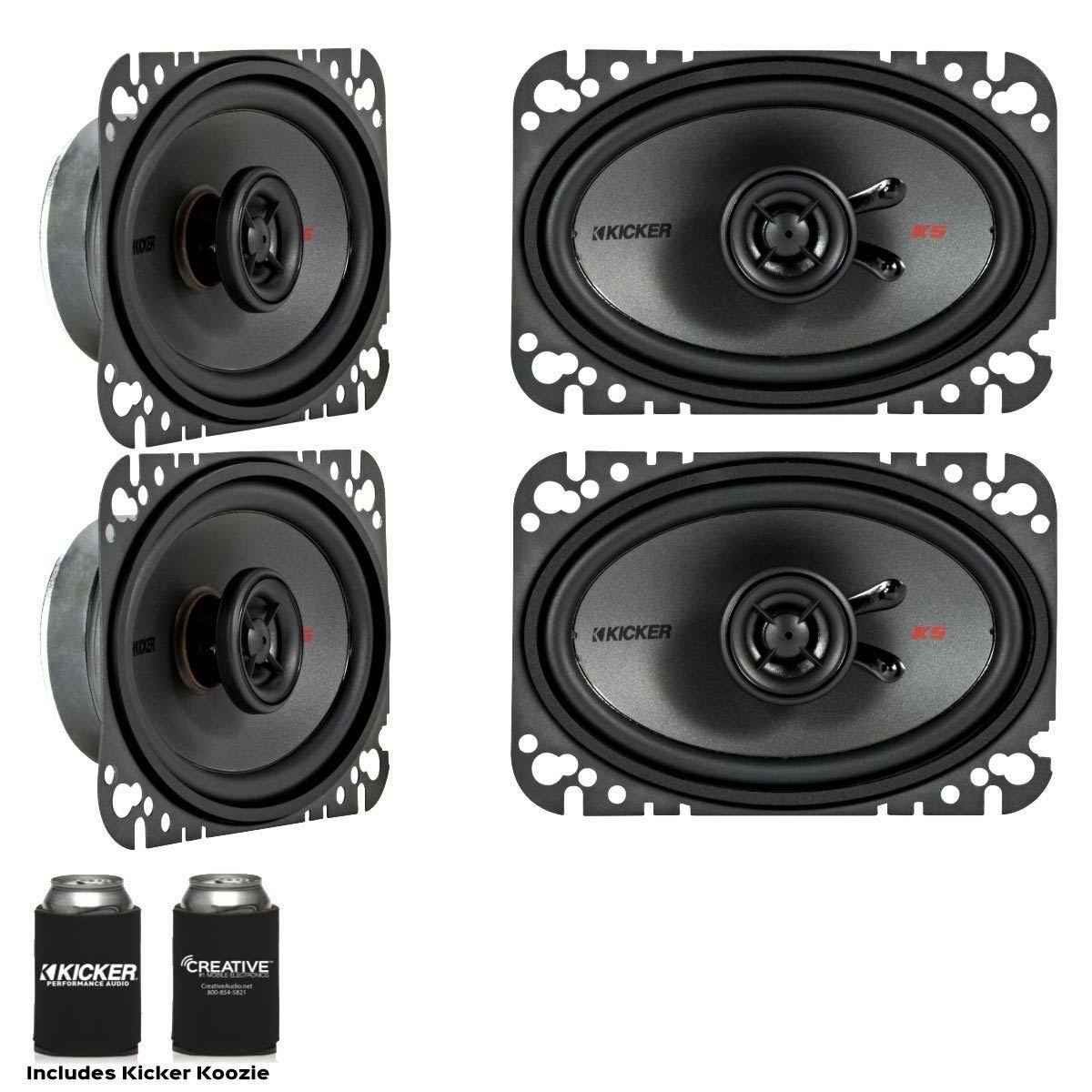 Two Pairs of 4x6 inch KS-Series Speakers Q7317