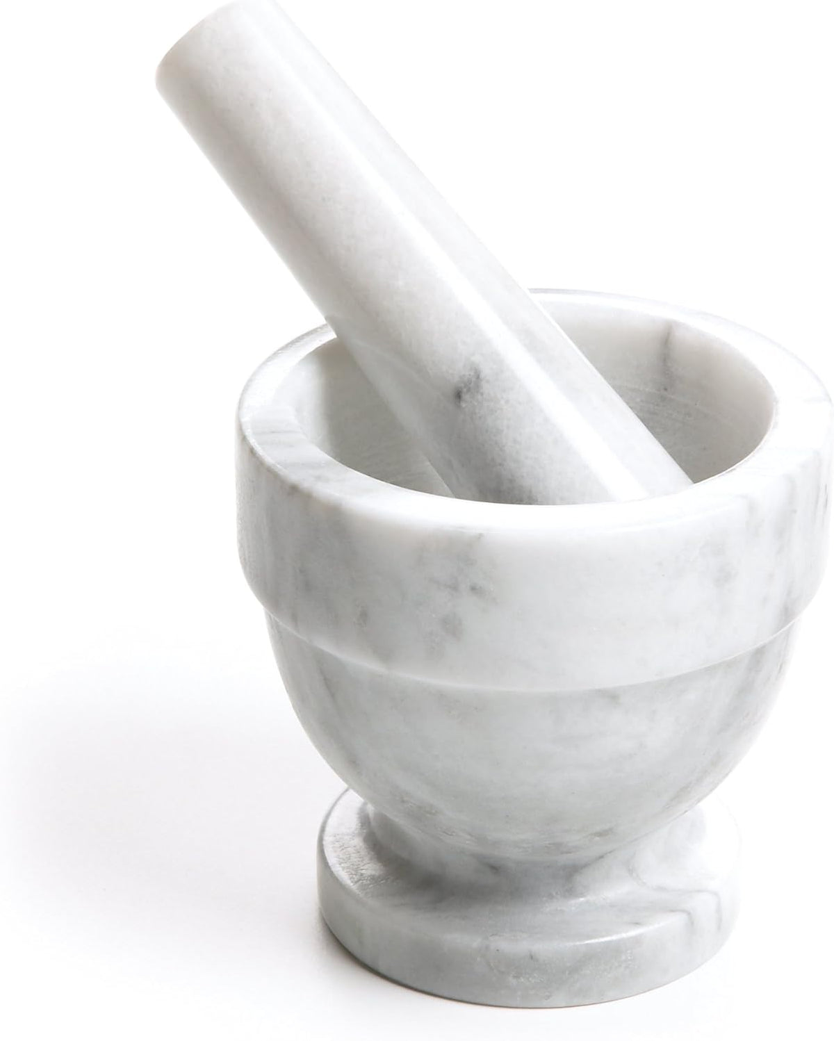 White Marble Mortar and Pestle P862