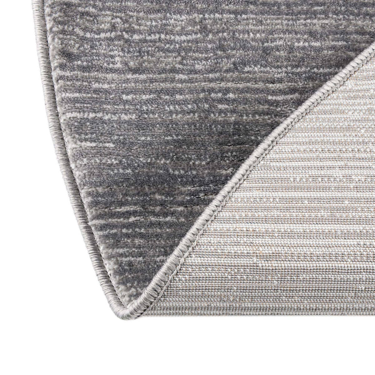 5' 3 x 8' Oval Gray Medium Rug Q1328