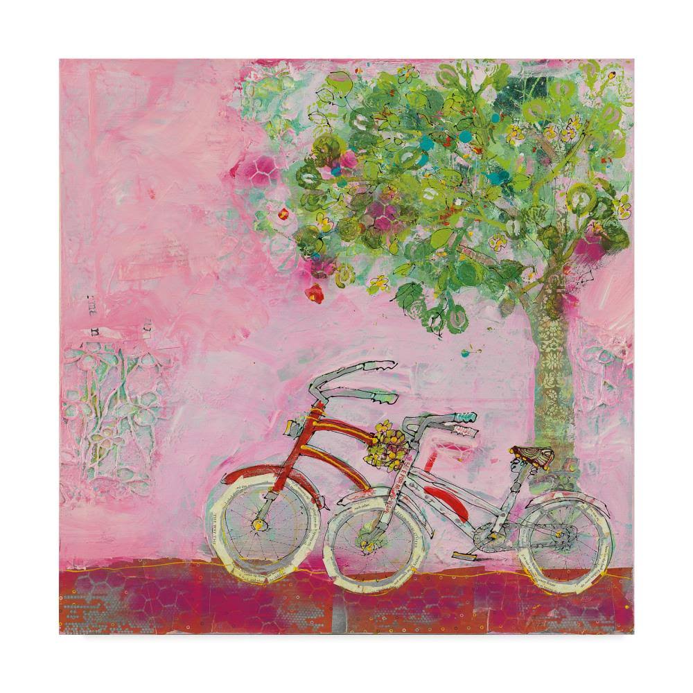 Pink Bicycles Canvas K8502