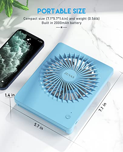 Black Rechargeable Portable Desk Fan L414