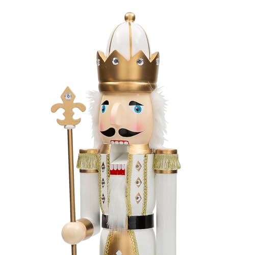 3 Ft. Green Wooden Holiday Nutcracker Q1721