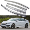 Car Window Visor Vent Shade Deflector Sun Rain Guards Q309