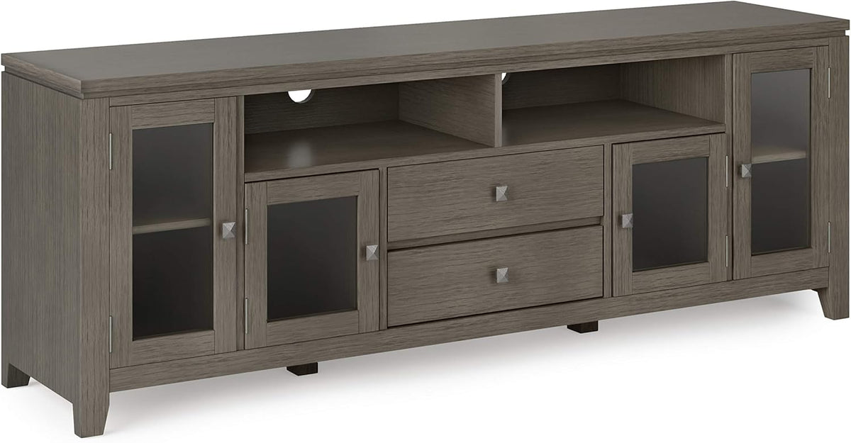 72 inch Wide Solid Wood TV Media Stand W8195