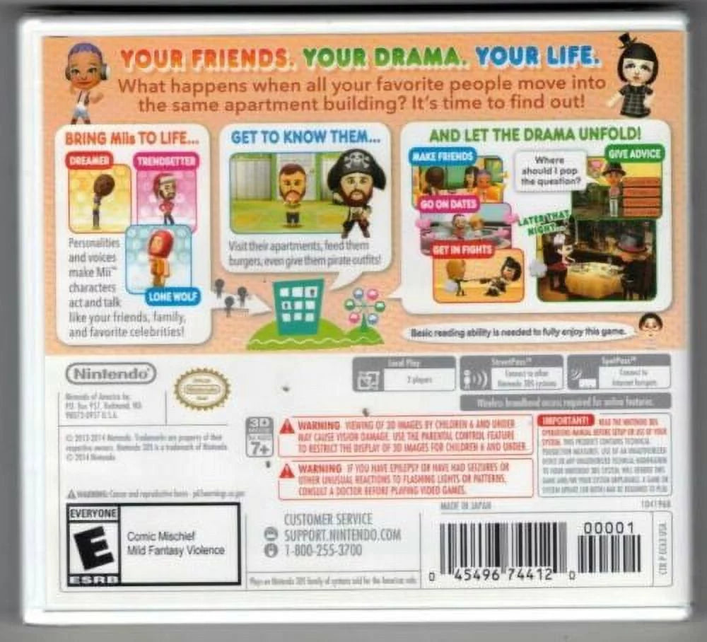 Tomodachi Life 3DS D96312