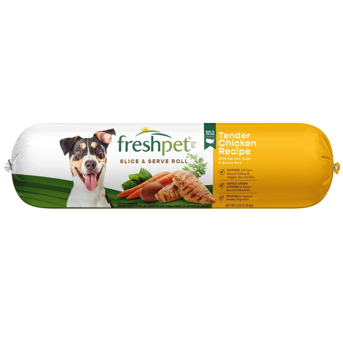 Tender Chicken Recipe Slice & Serve Roll Dog Food N26864