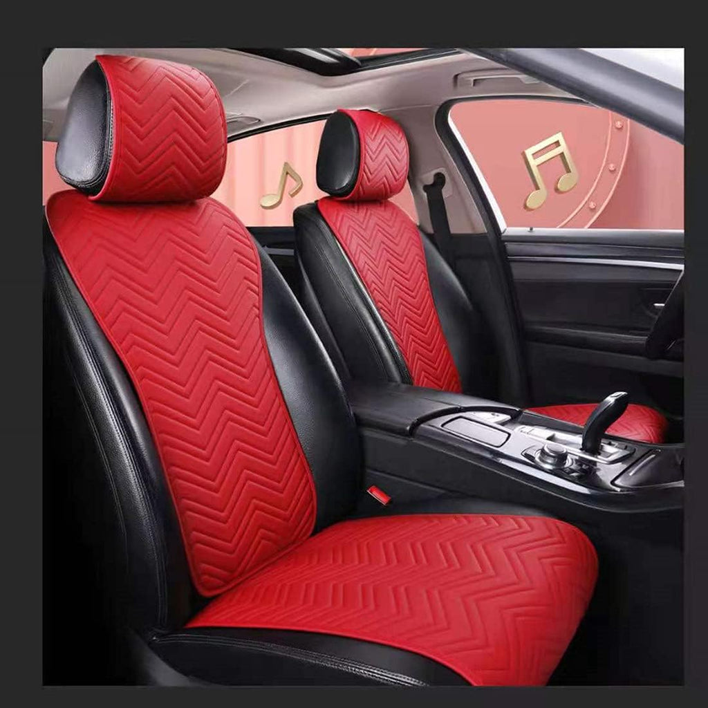 Beige Leather Car Seat Covers 11PCS V95905