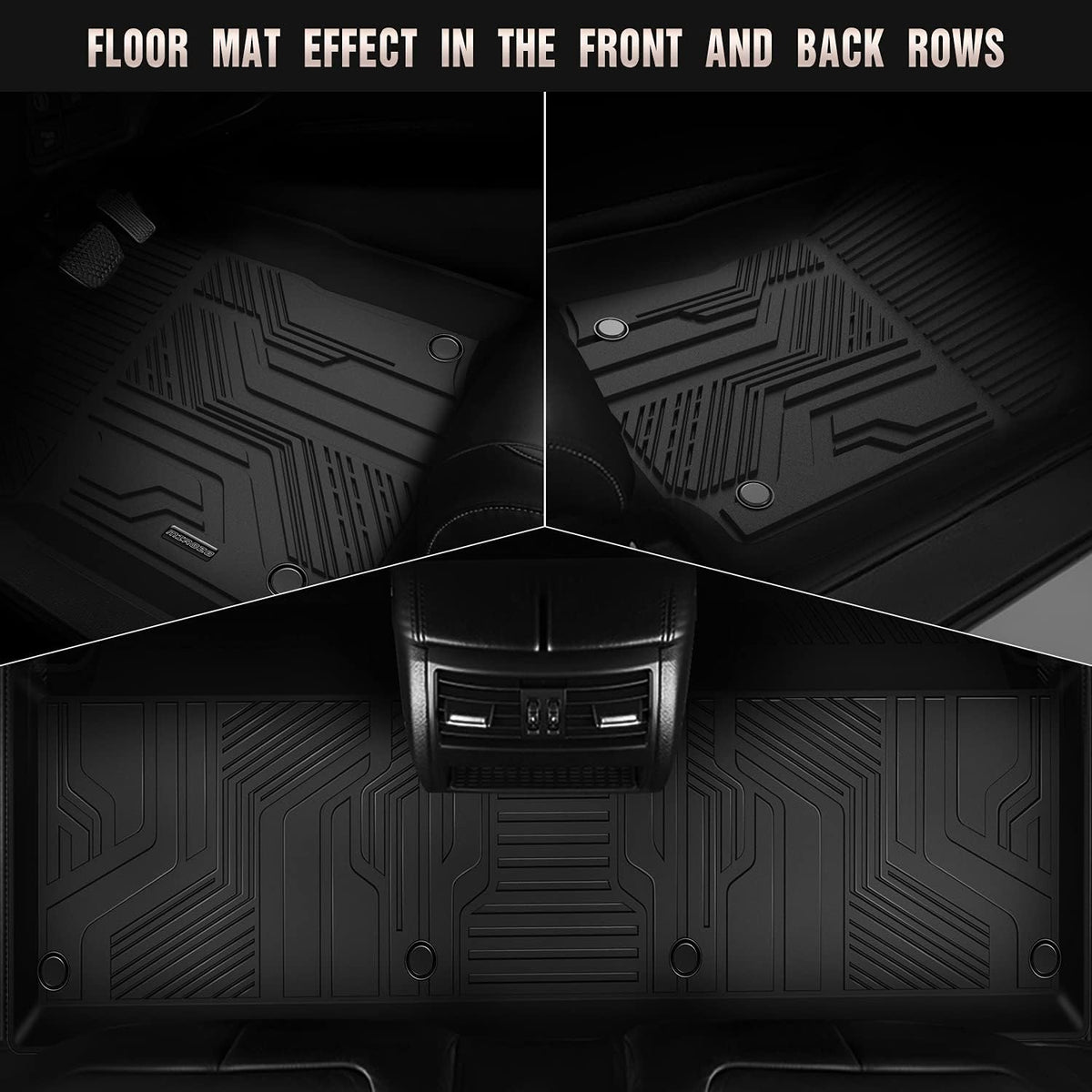 All Weather Front & Rear Row Car Floor Mats D87891