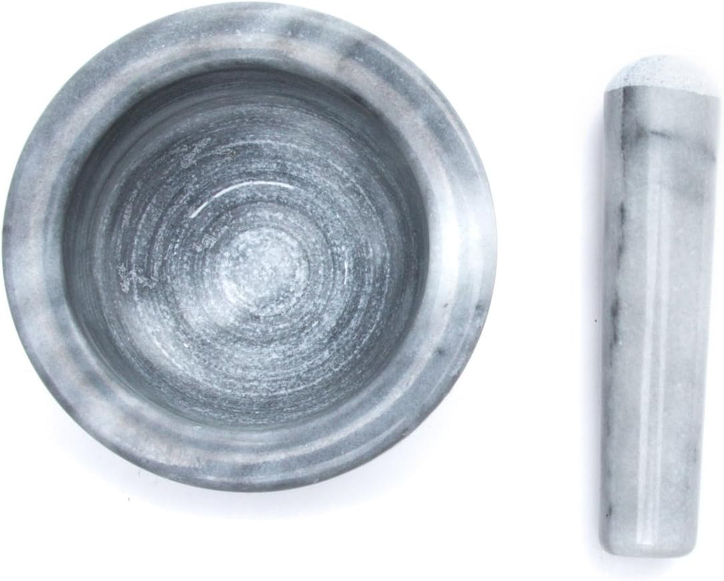 White Marble Mortar and Pestle P862