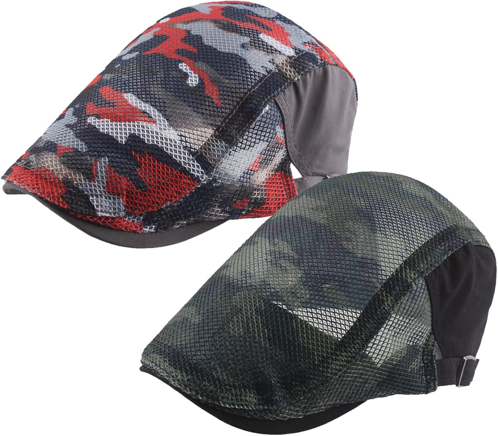 Mesh Newsboy Hat Pack of 2 M919