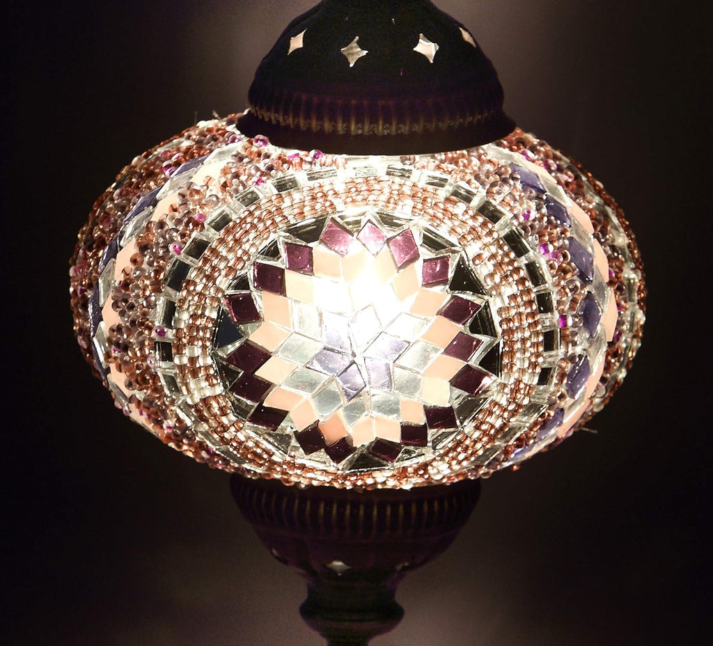 Handmade Turkish Mosaic 7 Globes Wall Light S602447