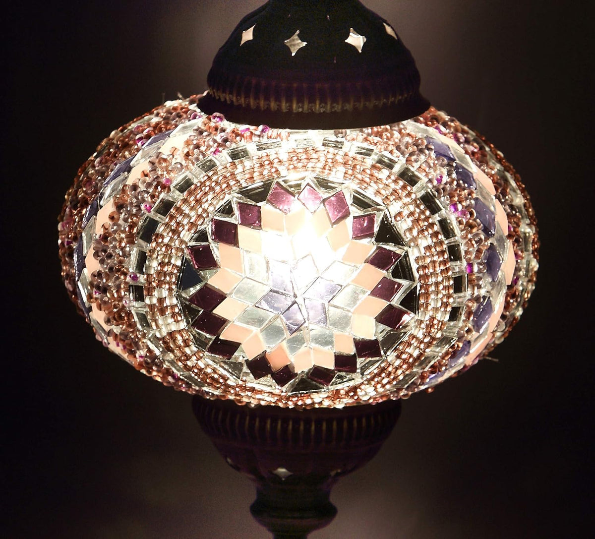 Handmade Turkish Mosaic 7 Globes Wall Light S602447
