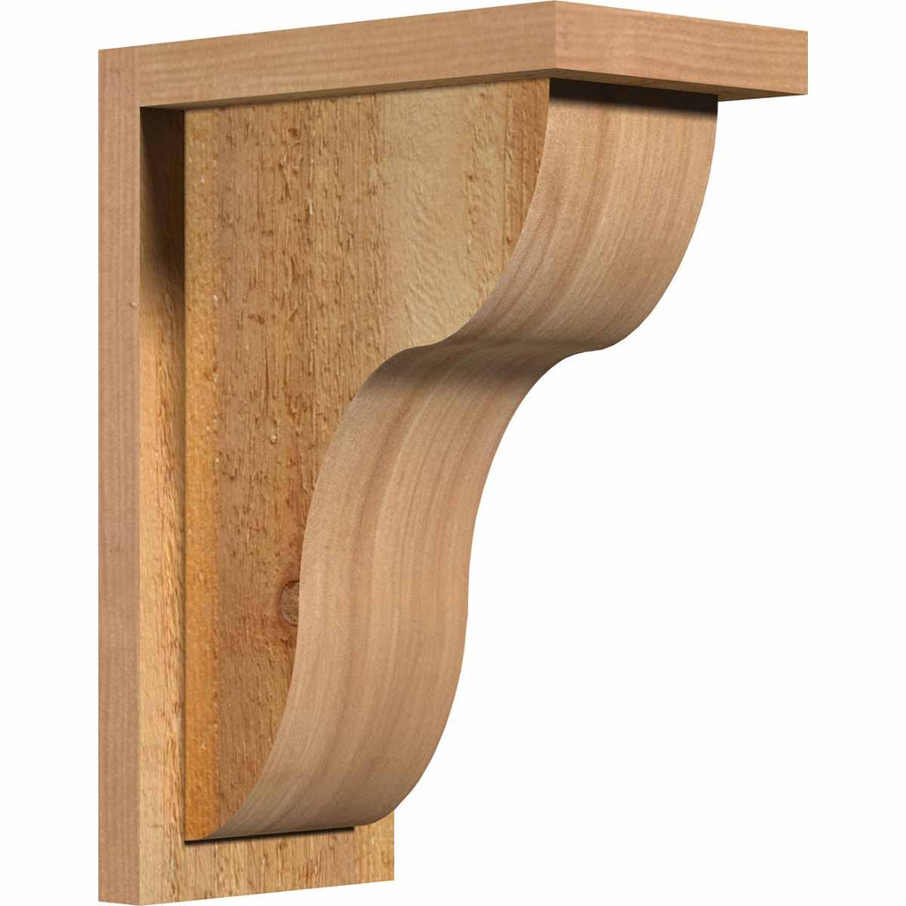Rough Sawn Corbel with Backplate F1997