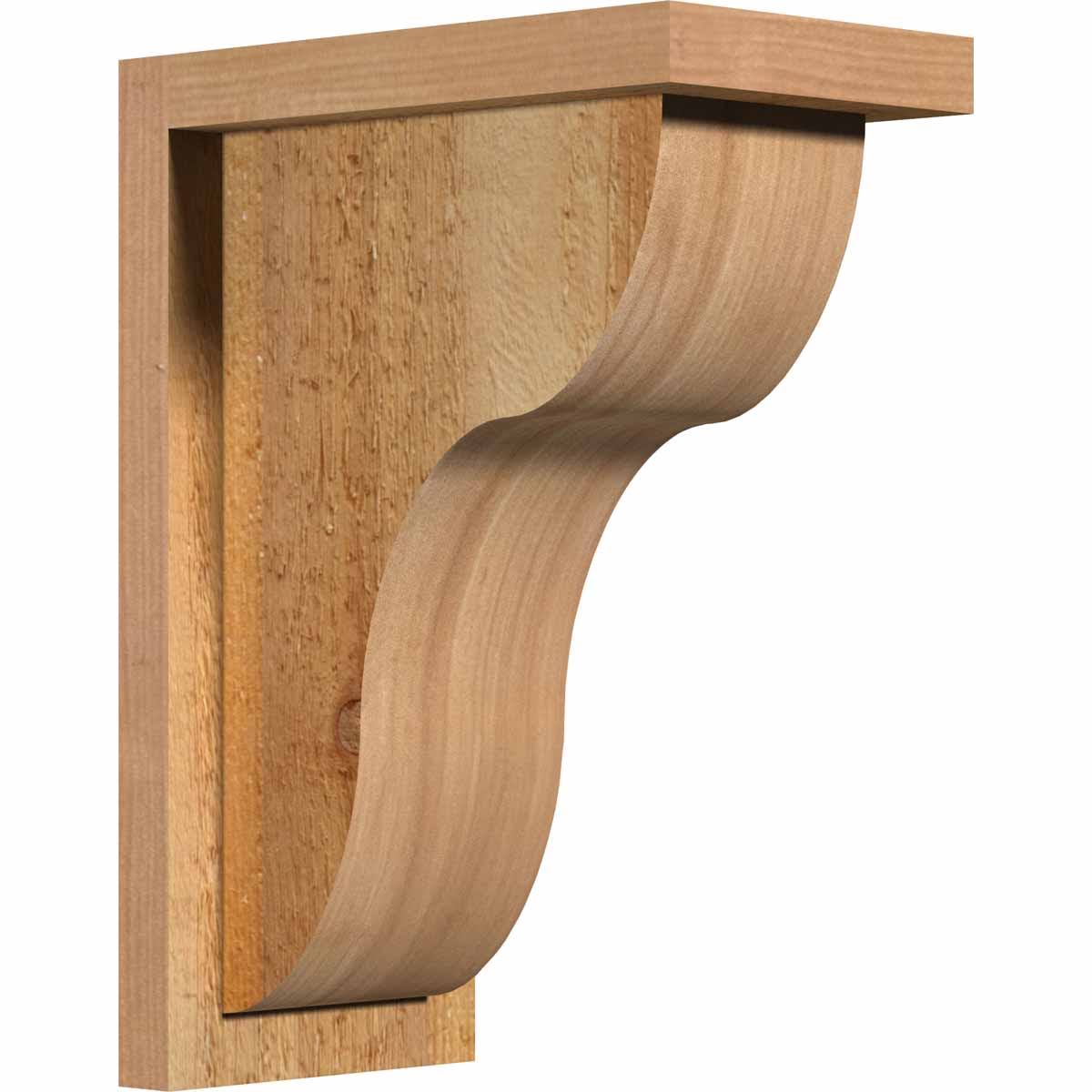 Rough Sawn Corbel with Backplate F1997