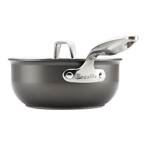 4 Quart Hard Anodized Nonstick Saucepan with Lid X71362