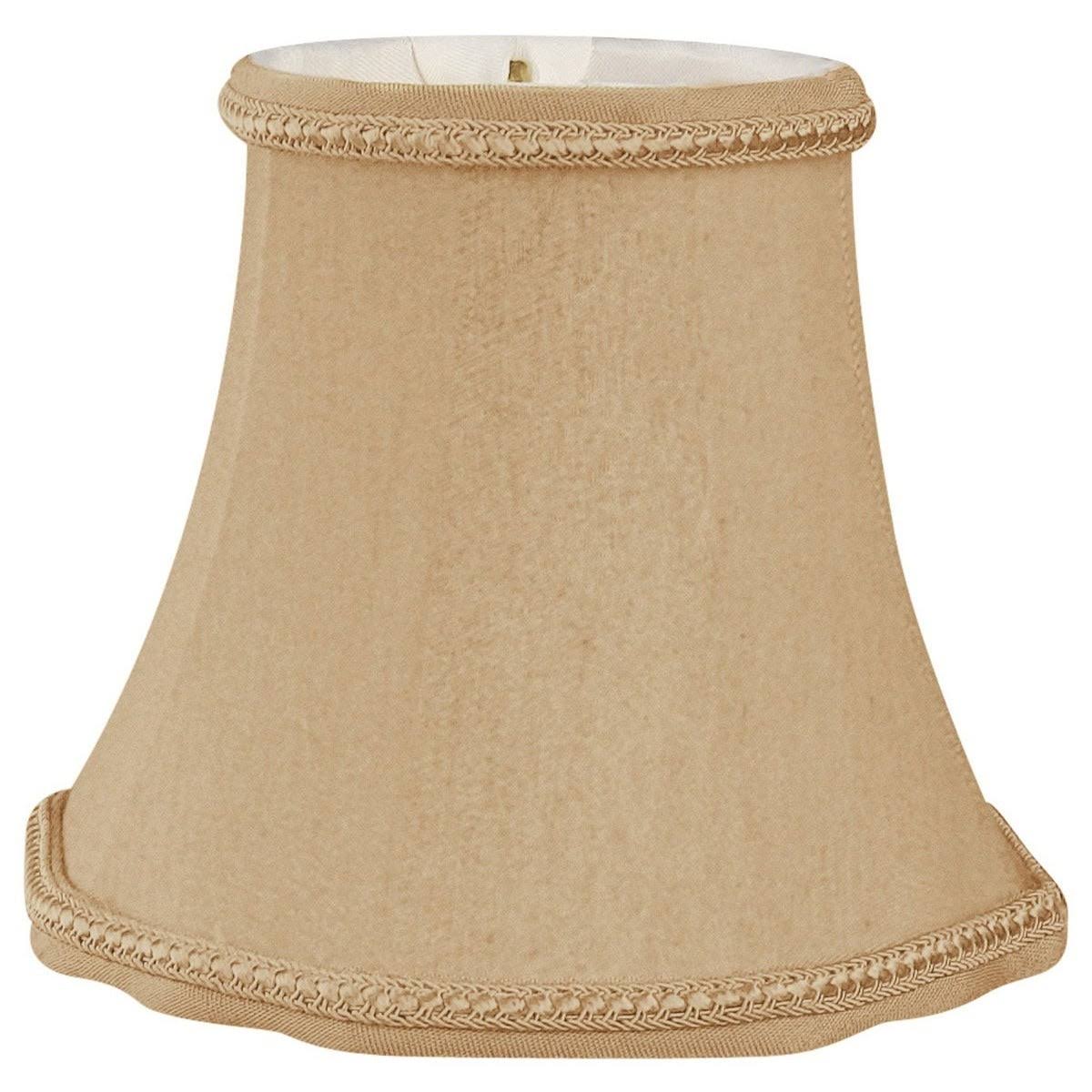 Scalloped 5 Silk Bell Candelabra Shade Set of 6 C964
