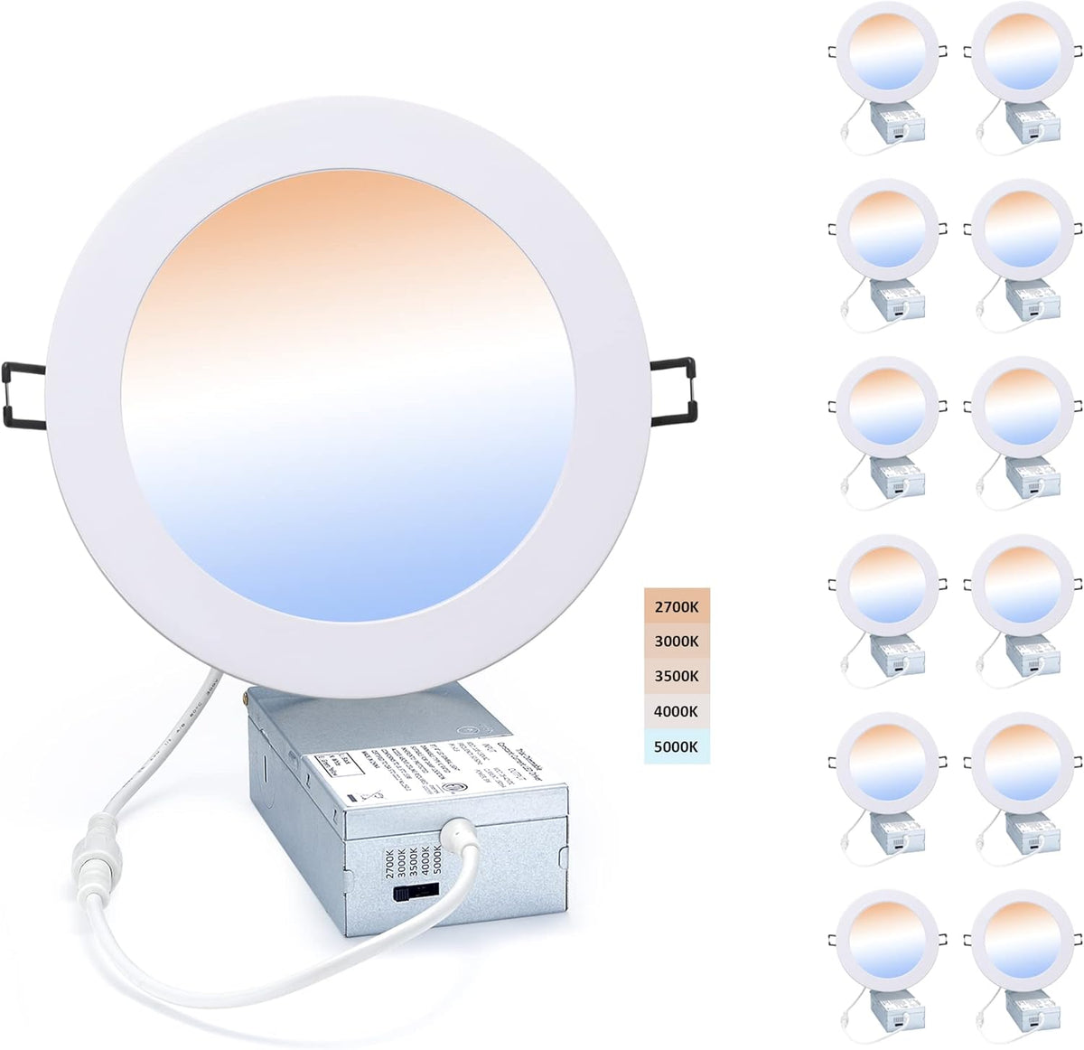 6 Inch Ultra-Thin LED Canless Recessed Downlight Y735