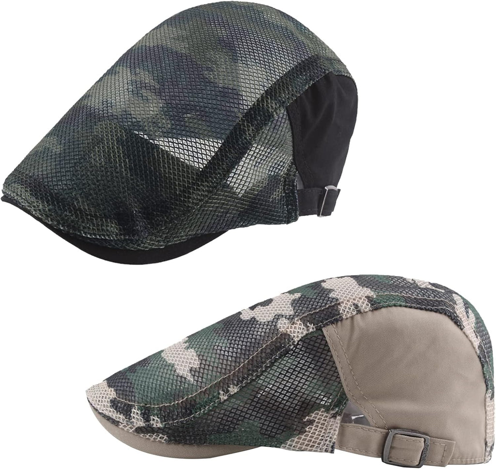 Mesh Newsboy Hat Pack of 2 M919